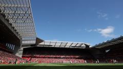 Liverpool playing a pre-season friendly at Anfield